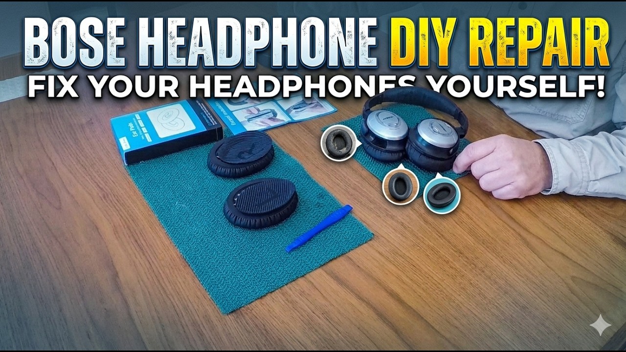 Bose Headphone Ear pad Replacement!