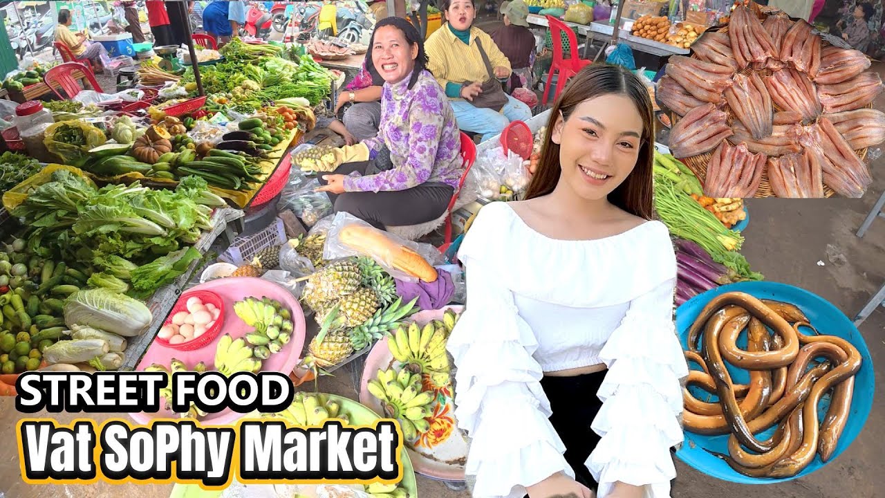 Amazing Street Food 2026 Walking Tour in CAMBODIA - Walk Explore Traditional Market 4K