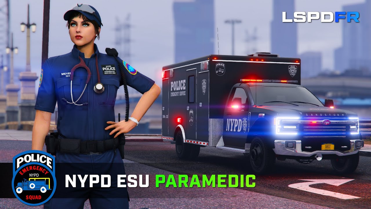 Responding to Emergencies as NYPD ESU Paramedic | EMS | GTA5 LSPDFR