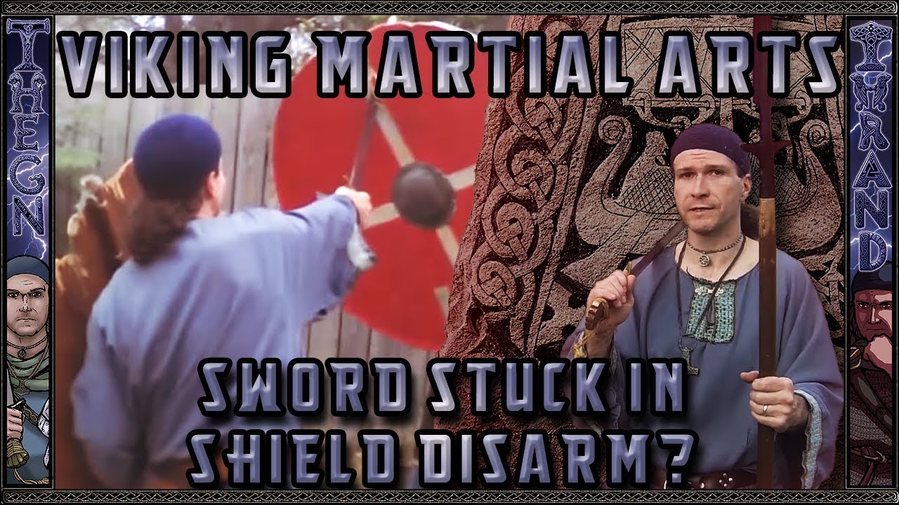 Viking Martial Arts Lesson 1 Sword Stuck in Shield Disarm?