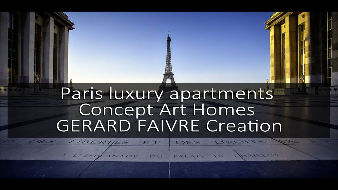 Paris luxury apartments By Gérard Faivre Creation 2020