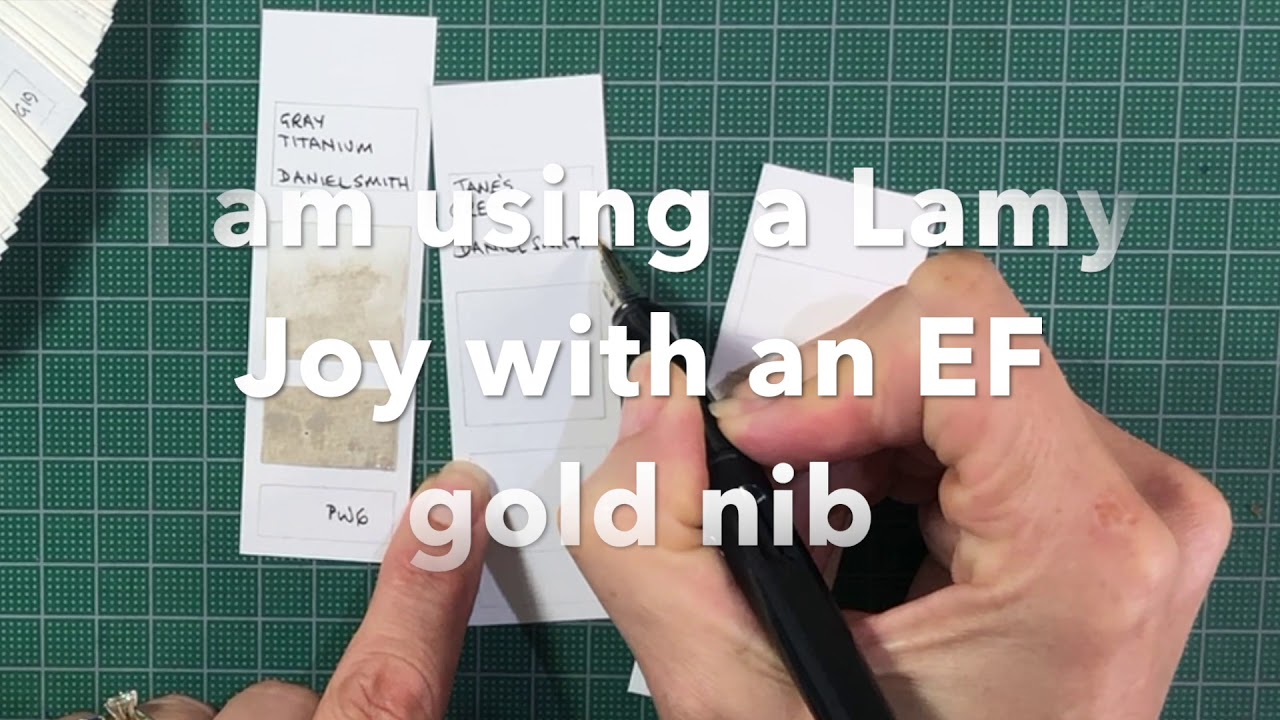 painted watercolour swatches