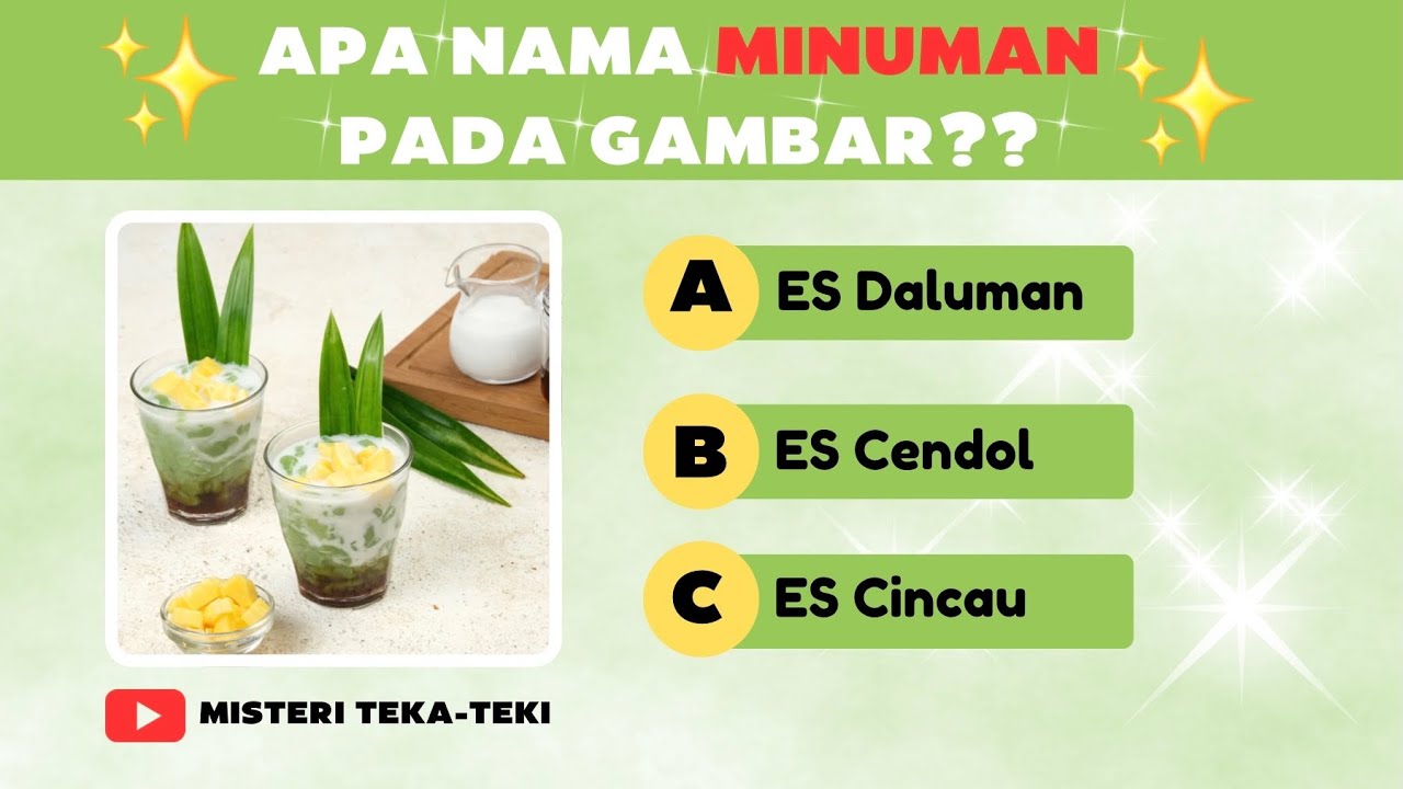 KUIS TEBAK MAKANAN KHAS INDONESIA🍜🍲🍛DALAM 10 DETIK⏰| MISTERI TEKA-TEKI | MT2