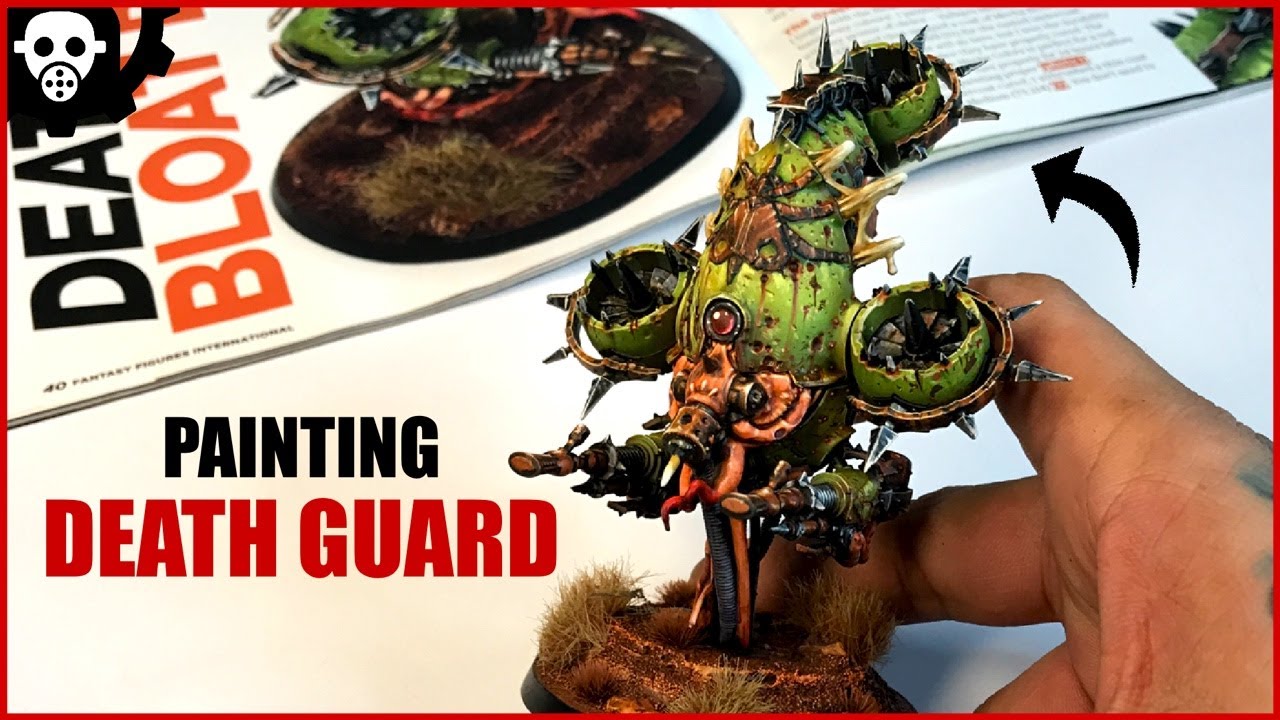 HOW to Paint Death Guard Foetid Bloat-Drone | 2021 | Vallejo Color