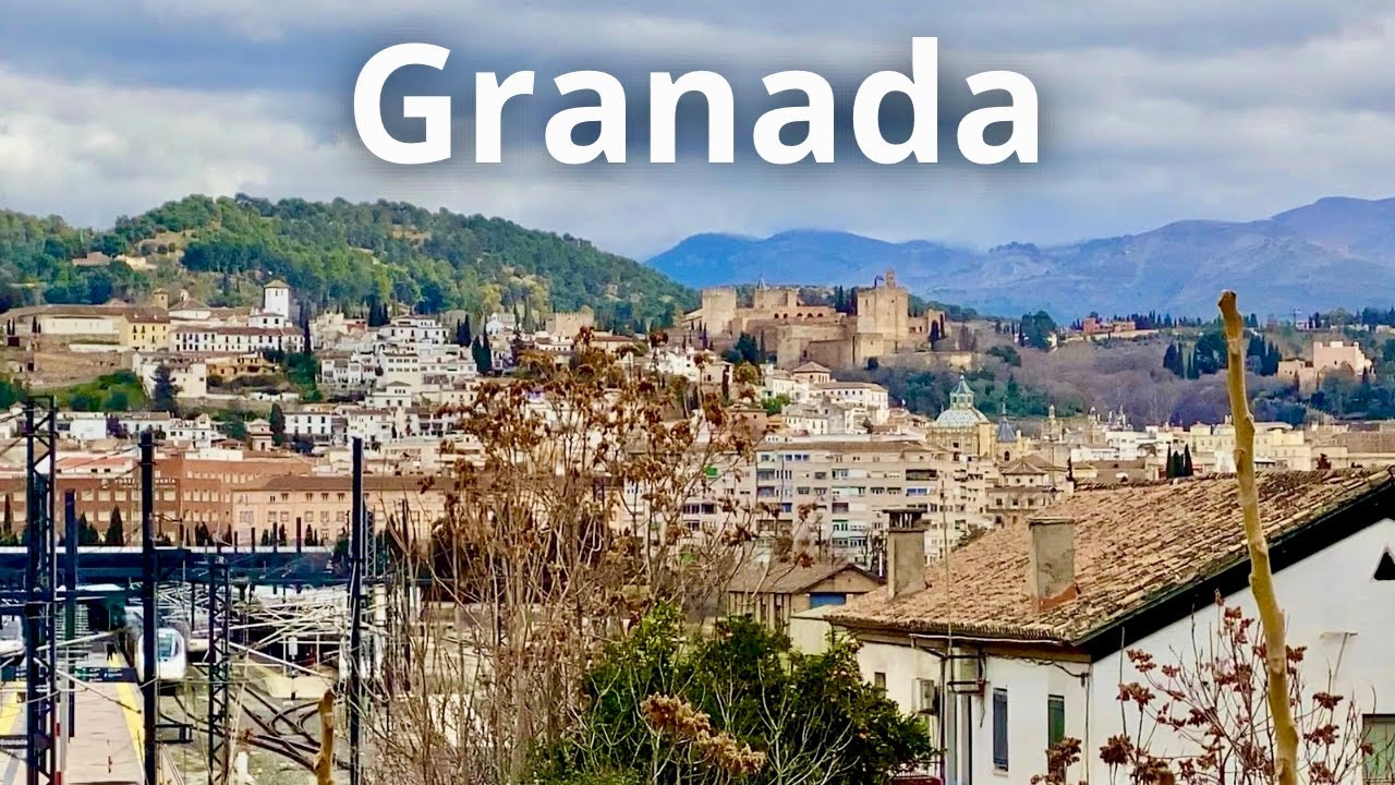 🇪🇸 Paseo en 4K por Camino de Ronda: Granada en Primavera🌸