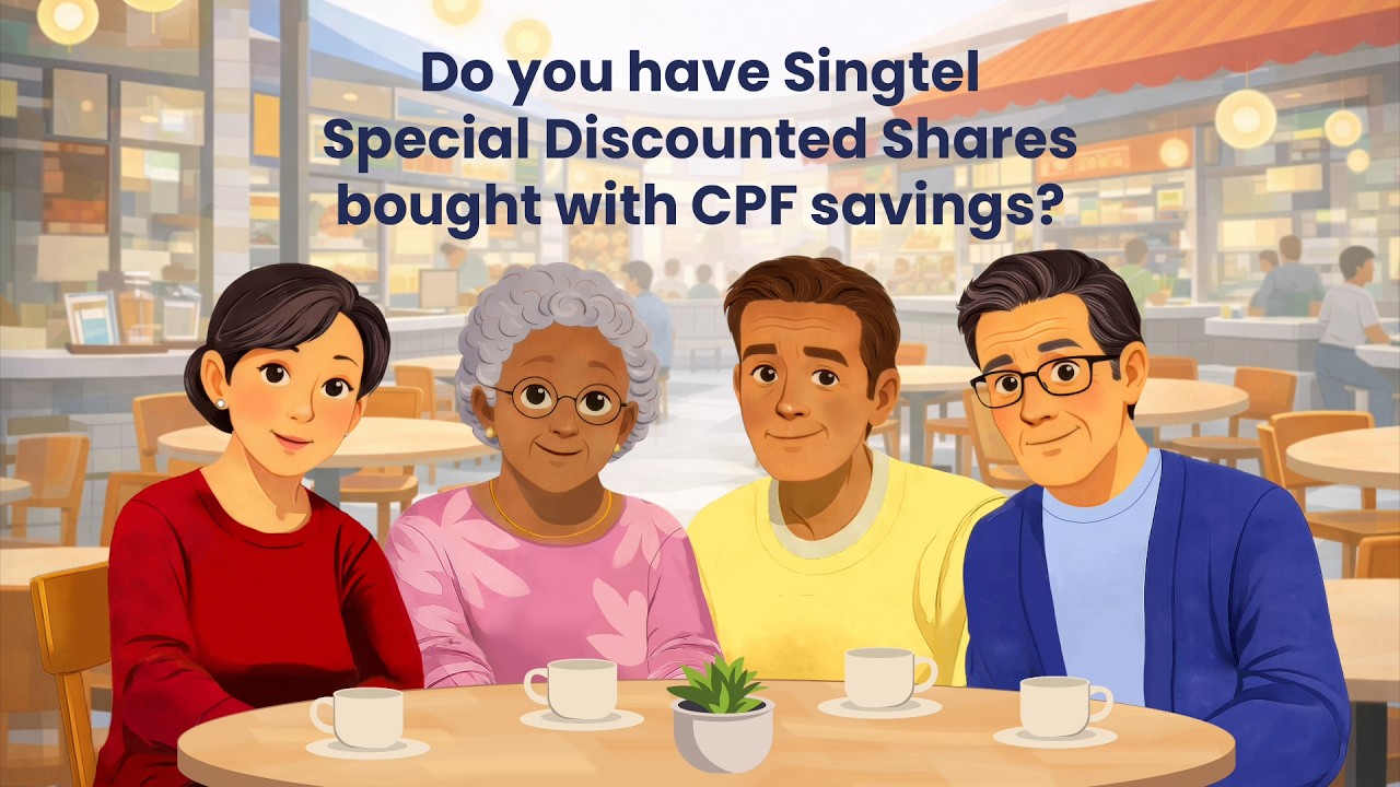 Do you have Singtel Special Discounted Shares bought with CPF savings?