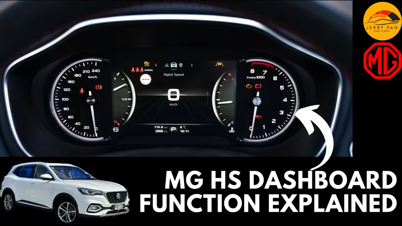 MG HS Tutorial -- Dashboard Functions and Controls Explained -- Complete Guide - 2018 to 2023