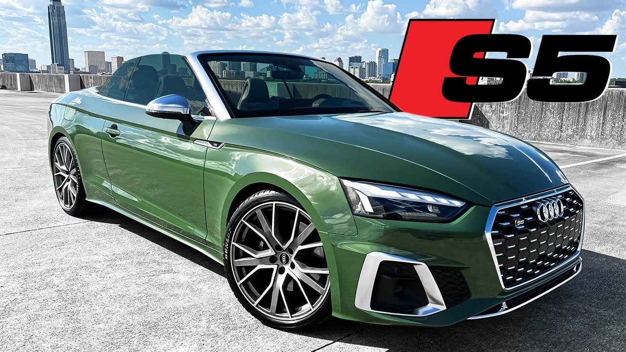 2022 Audi S5 Cabriolet Walkaround Review + Exhaust Sound & Launch