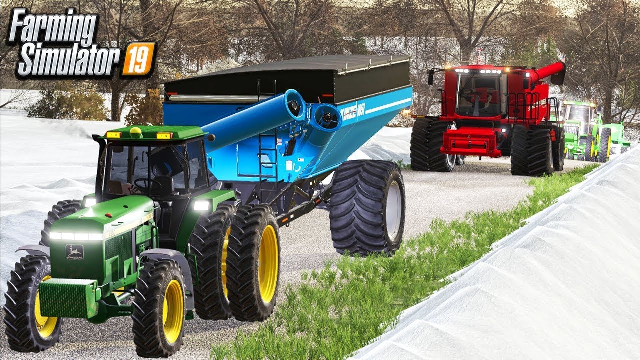 MOVING TO OUR NEW SHOP IN THE SNOW (ROLEPLAY) FARMING SIMULATOR 19