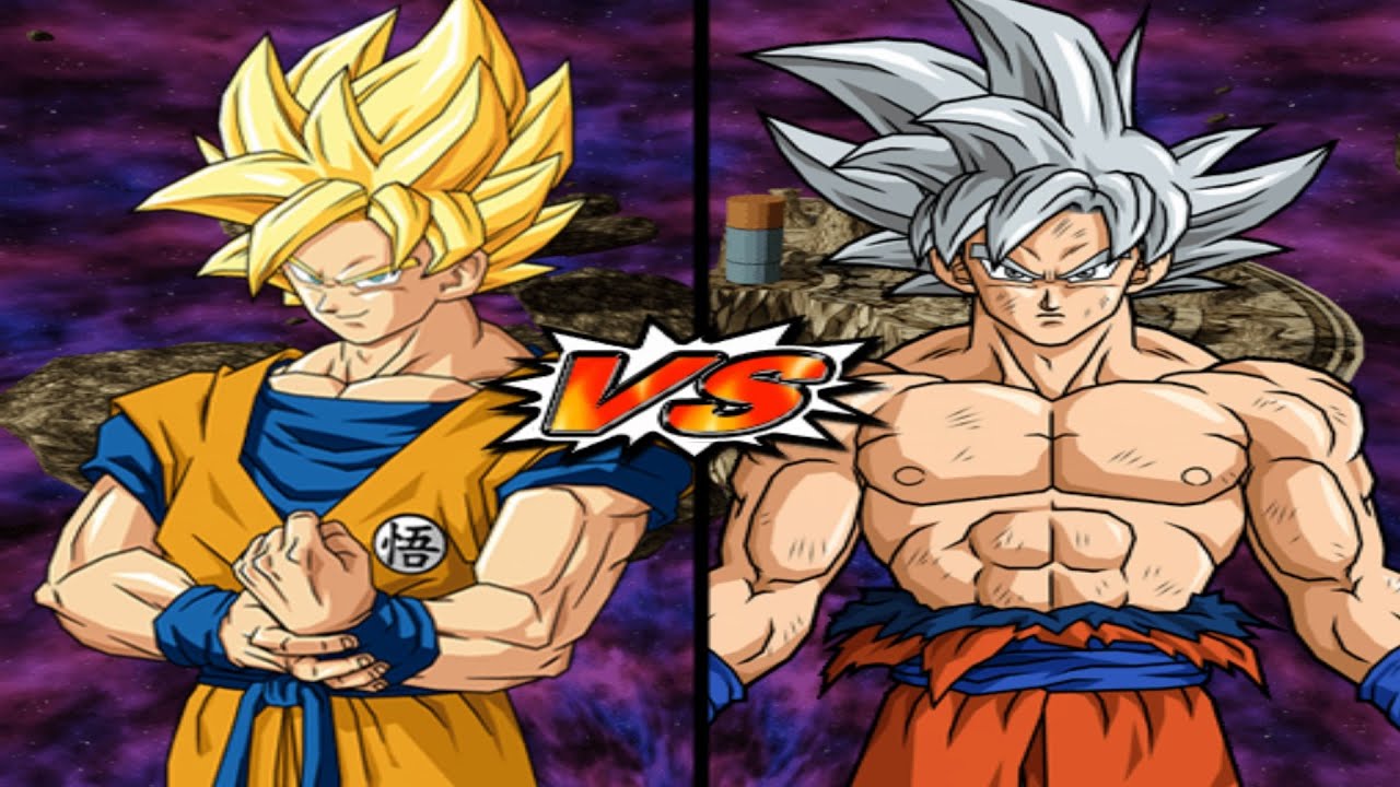 DBZ BT4 BETA 13 SSJ Goku VS UI Goku