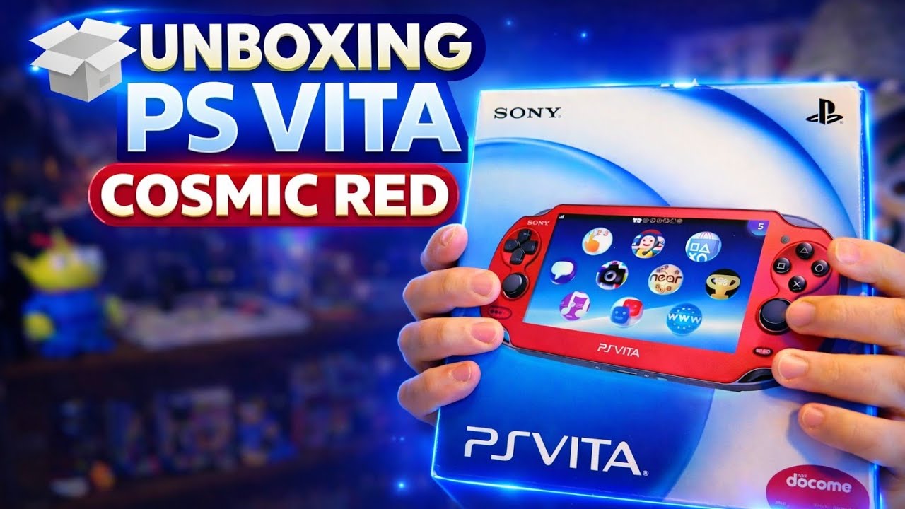 🔥Unboxing PS VITA 1000 édition COSMIC RED OLED en 2026