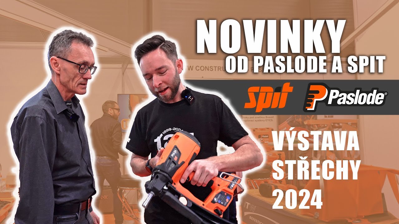 Novinka Paslode Combi Xi a Spit Pulsa 40P - vystava Střechy 2024 PVA Expo Praha