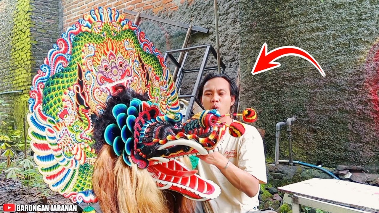 EDIAN DIKIRA KECIL - PAS DATANG TERNYATA BARONGAN JUMBO #baronganjaranan  