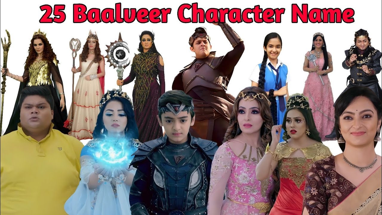 Baalveer all Characters Name || 25 Baalveer Characters  Name | Children Kids Learning Video