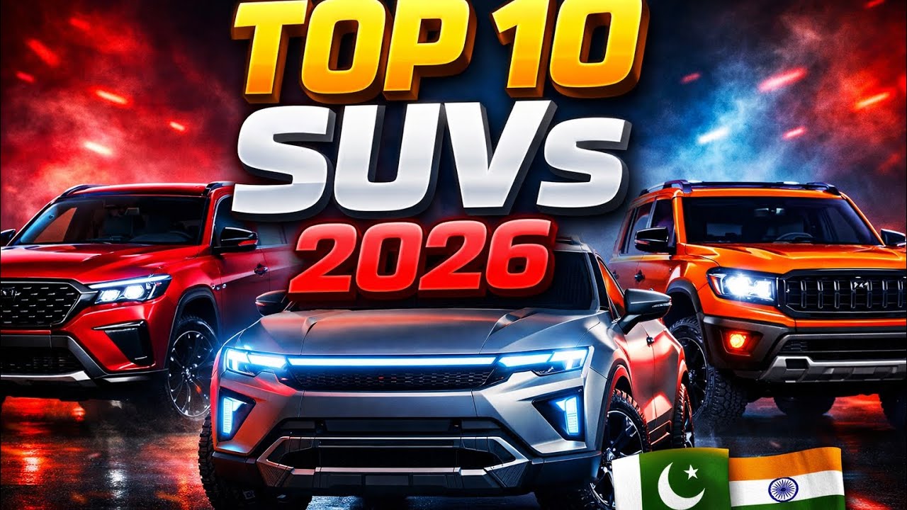 Top 10 SUVs of 2026 | Pakistan & India Market 🚙