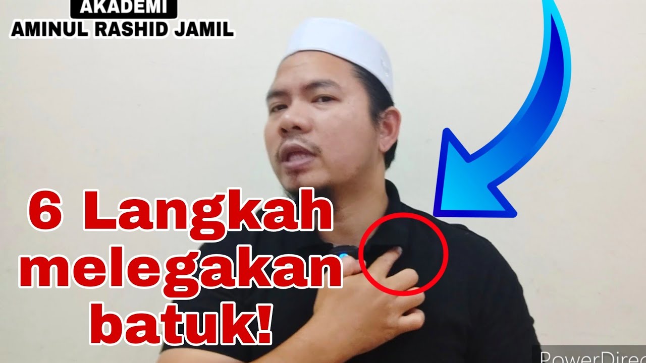 Cara urut, senaman, petua hilangkan batuk!
