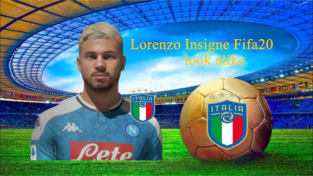FIFA 20 Lorenzo Insigne look alike in napoli