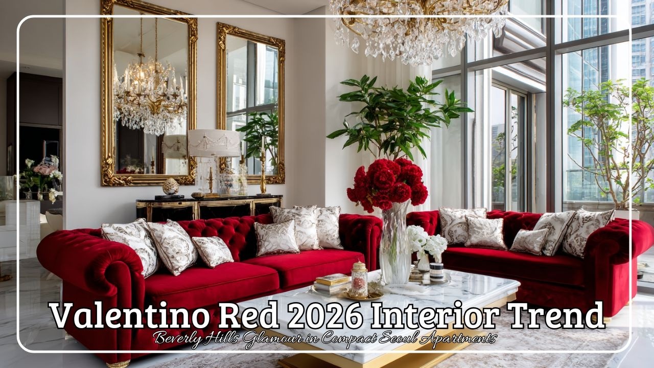 Inside a Valentino Red Apartment: Luxury Beverly Hills Style for Small Spaces