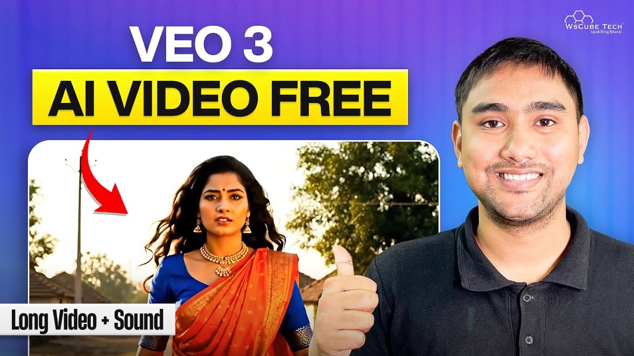 How to Use Google VEO 3 for FREE (Make AI Long Video with Audio)