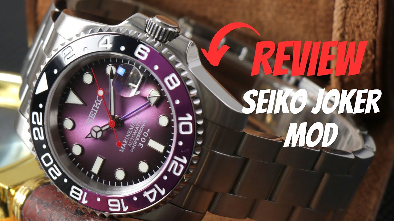 Custom Seiko Joker MOD Video Review #seikomod