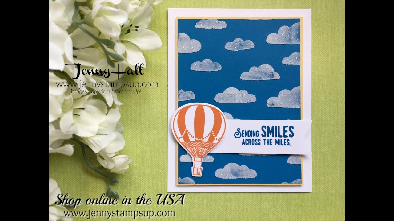 How to use Stampin Up Embossing Paste with Jenny Hall