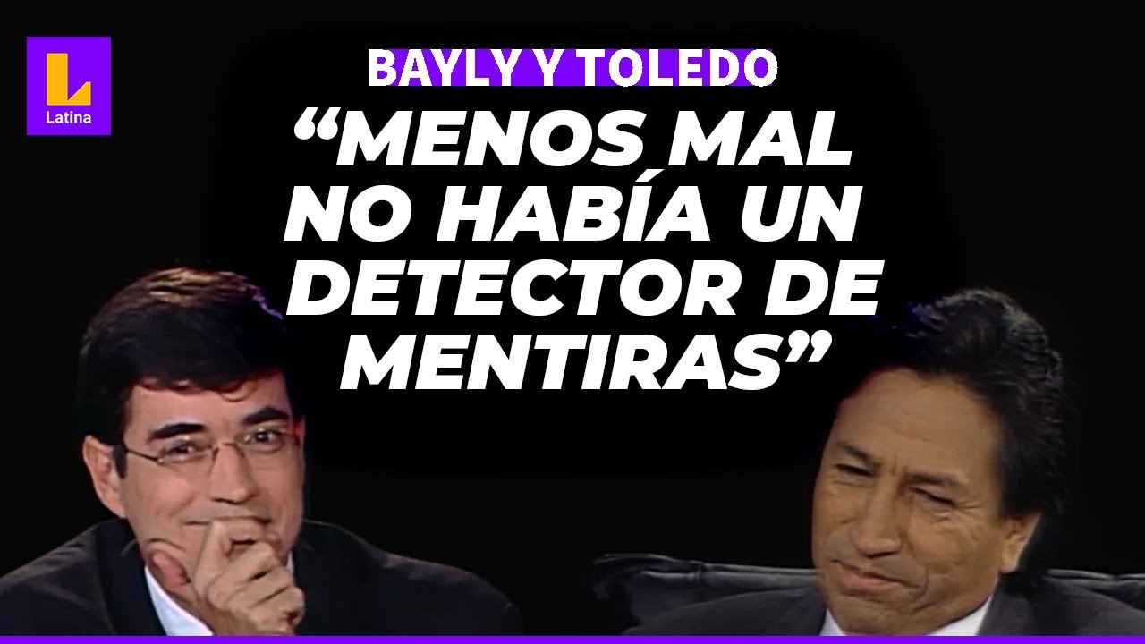 JAIME BAYLY RECUERDA ENTREVISTA A ALEJANDRO TOLEDO: 