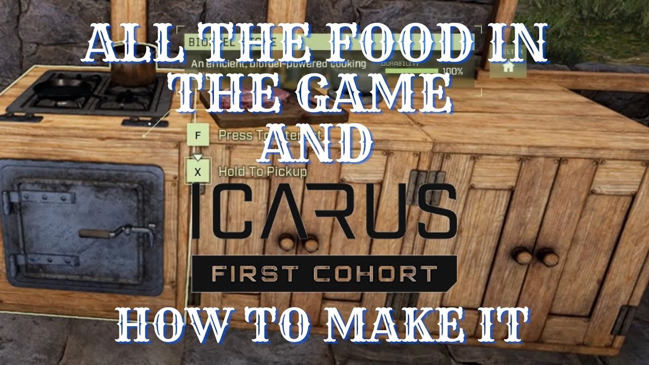 All the food buffs in the game and how to make it - ICARUS