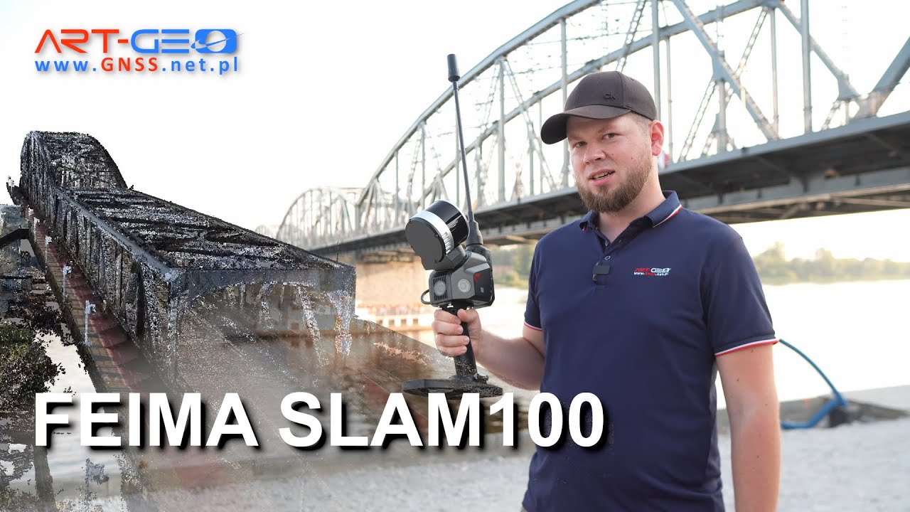 FEIMA SLAM100 od Art-Geo - ręczny mobilny skaner laserowy z wbudowanym odbiornikiem GNSS RTK
