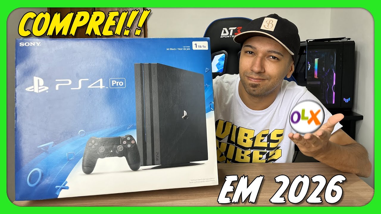 COMPREI UM PS4 PRO EM 2026