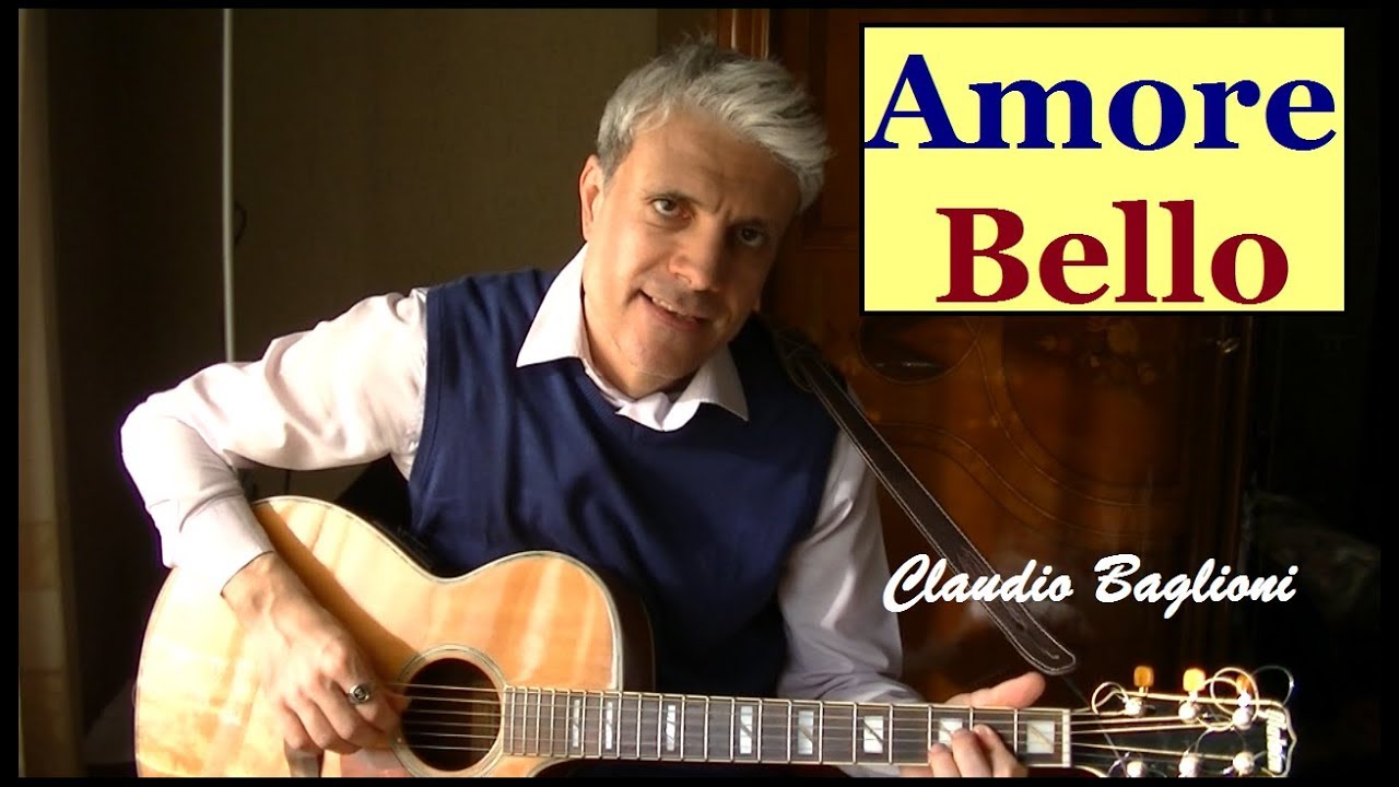 Amore bello accordi - Claudio Baglioni - Tutorial chitarra