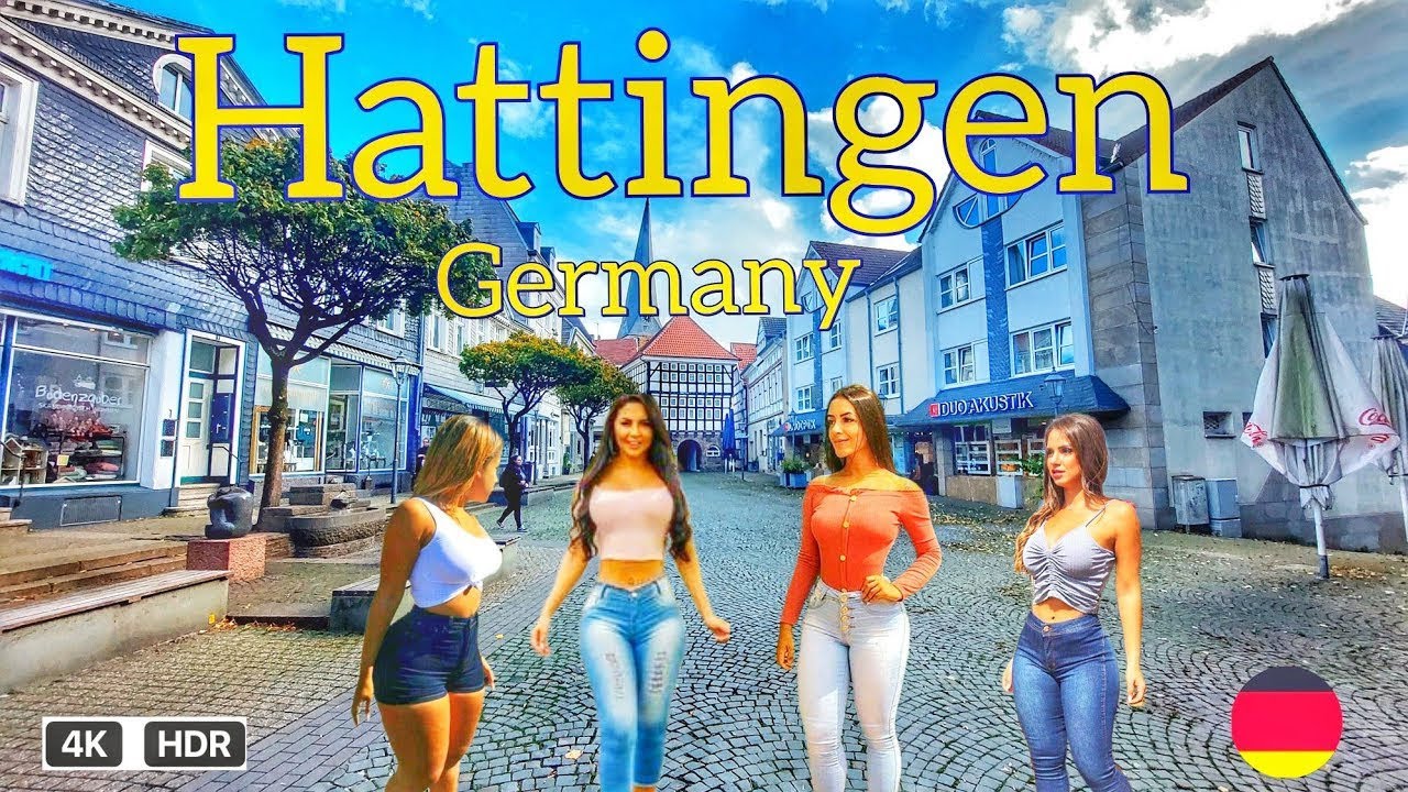 Hattingen Germany/ Tour in Hattingen NRW in Deutschland 🇩🇪4k HDR