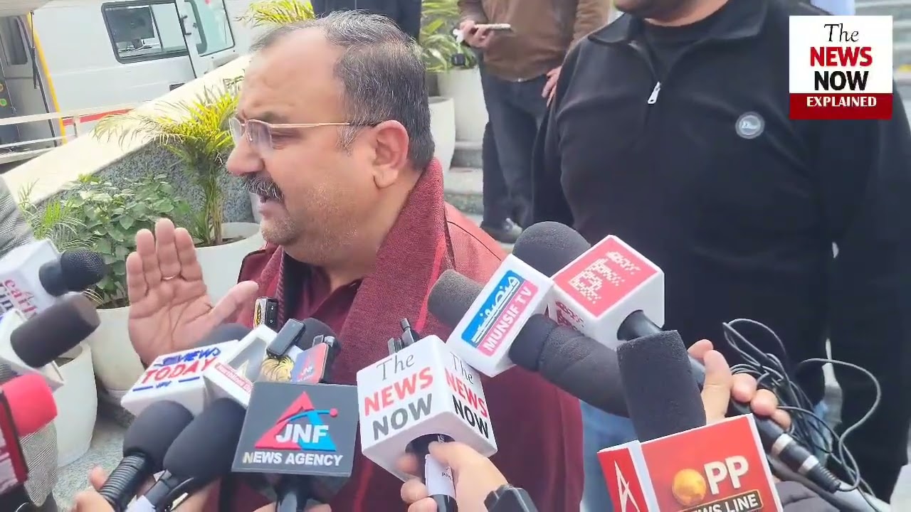 MLA Vikram Randhawa interacts with Media Personnel's at Assembly complex