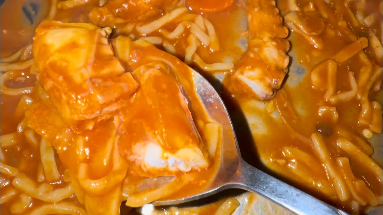 رشدة مبكبكة ليبية 🇱🇾  بـ فواكه البحرو  الاخطبو  🐙 .