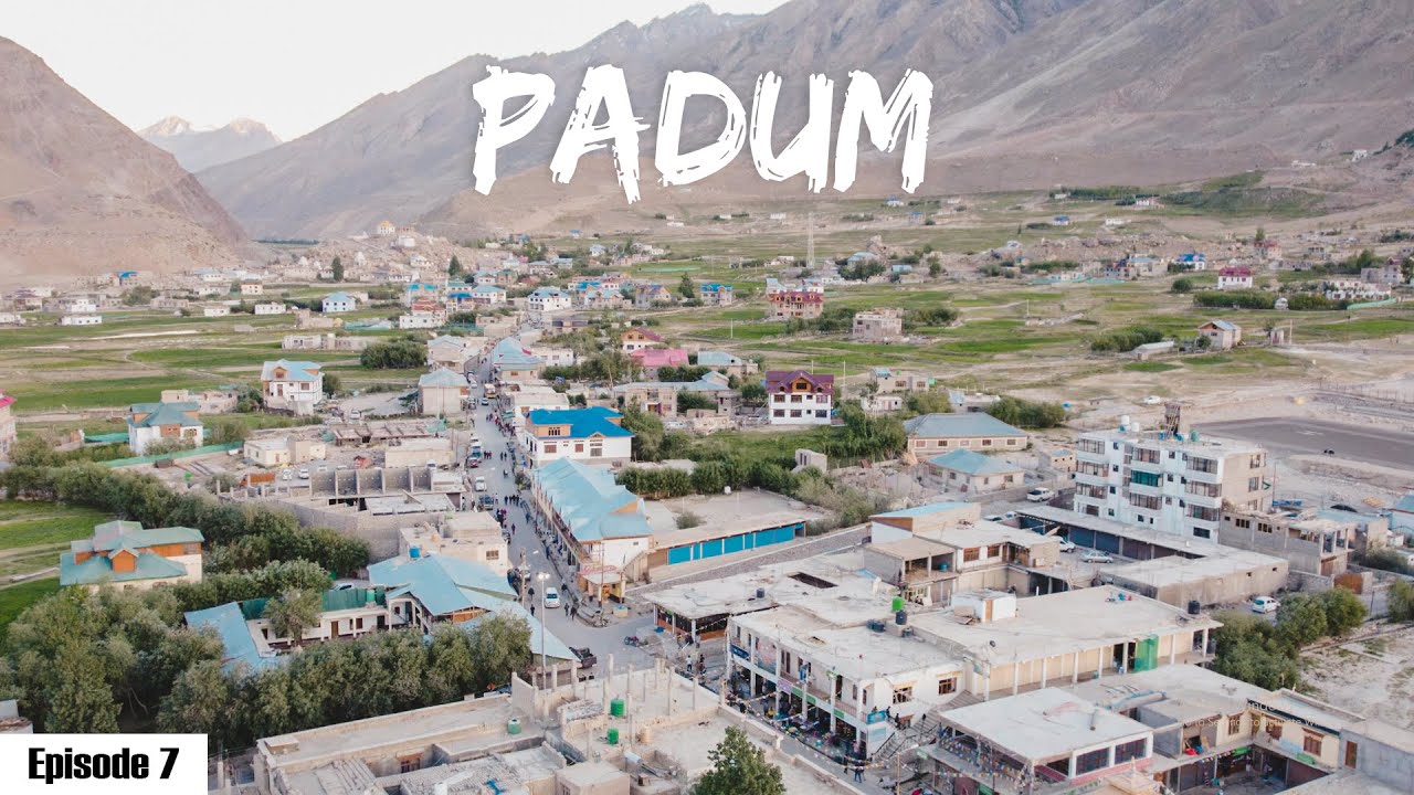 Padum - Reaching Beautiful Capital of Zanskar | Drone Shots | Purne to Padum | EP07 | STRAY ARTIST