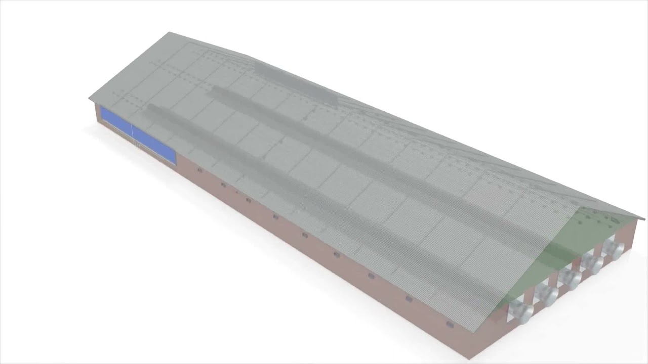 ENVIRONMENT-CONTROLLED (EC) FARM HOUSE DESIGN 3D ANIMATION