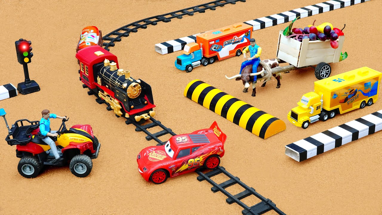 Top DIY Tractor making mini safety barrier and Train warn signal system