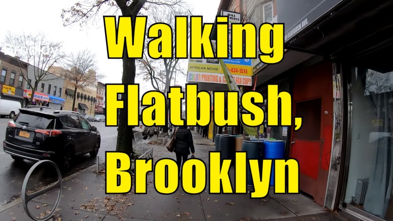 ⁴ᴷ⁶⁰ Walking Flatbush, Brooklyn, NYC : Avenue H, Brooklyn College, Flatbush Avenue to Church Avenue