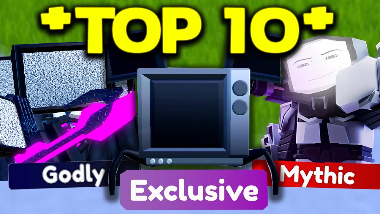 Top 10 LUCKIEST Toilet Tower Defense YouTubers EVER!