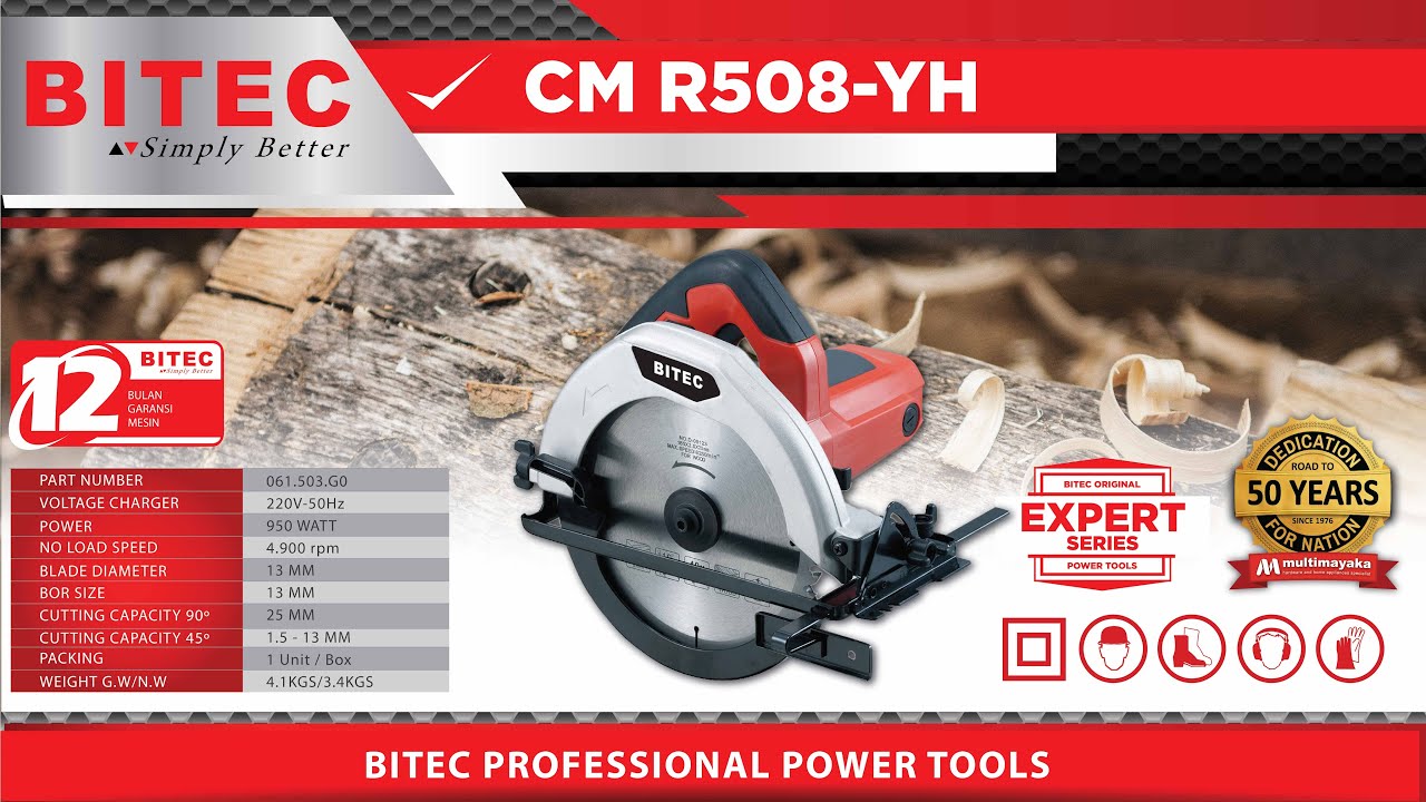 Bitec Circular Saw CM R508 YH | Red Series