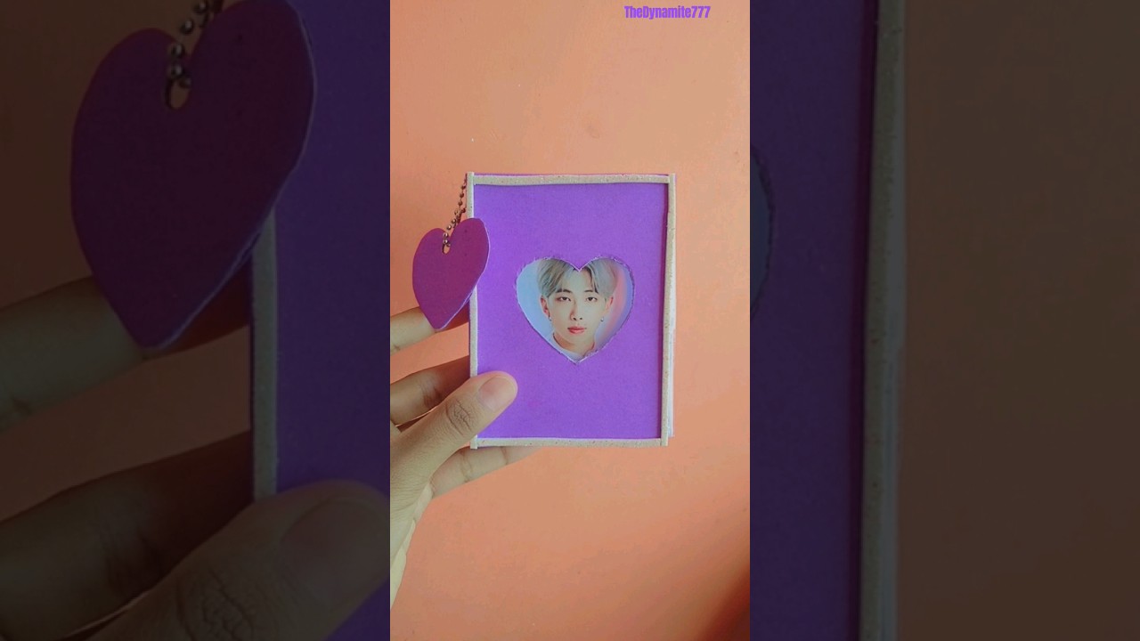 BTS easy photo card holder diary Diy💜💜|| 