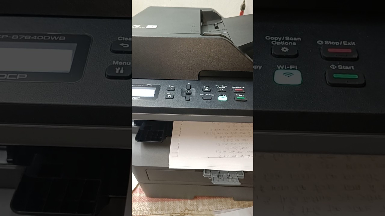 Brother Printer 7640 DWB Auto Duplex Printing | Duplex Printing| #brotherprinter #duplexprinter