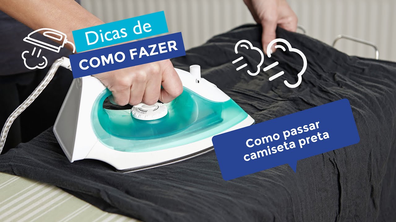 COMO PASSAR CAMISETA PRETA  | Casa Insana - Livia Pinna