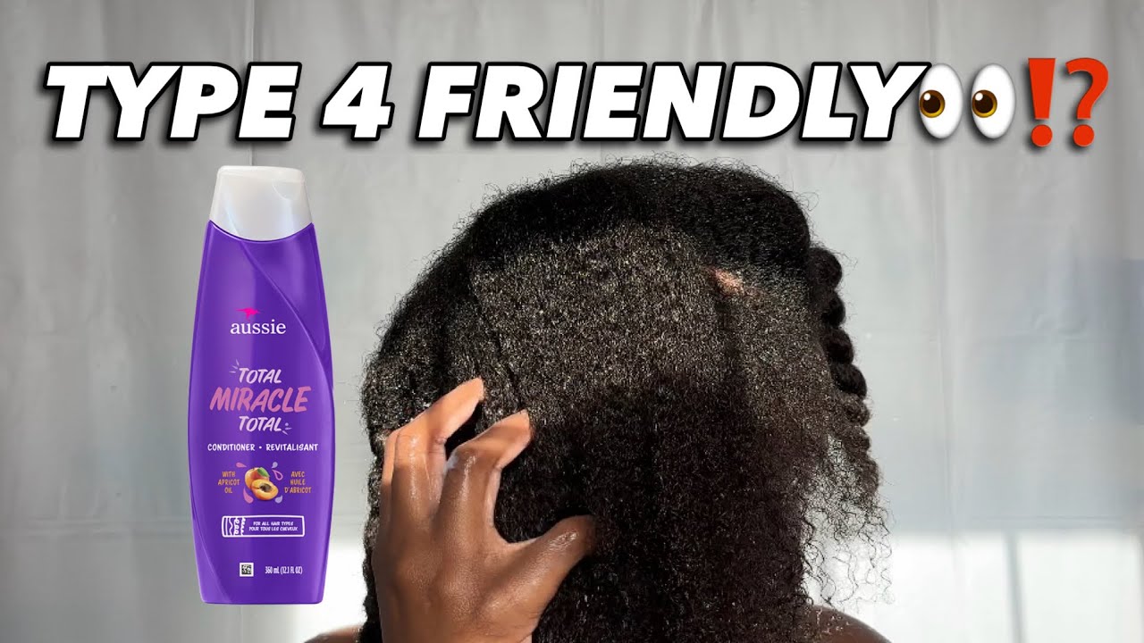 (2/2) I Tried The Aussie Total Miracle Conditioner | Suitable for Type 4 Hair?
