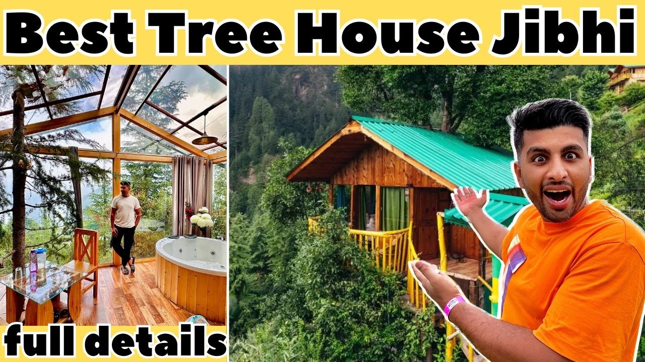 Tree House Jibhi Himachal Pradesh | Tree House With Jacuzzi | Glass House | Thakur Saurav Vlog