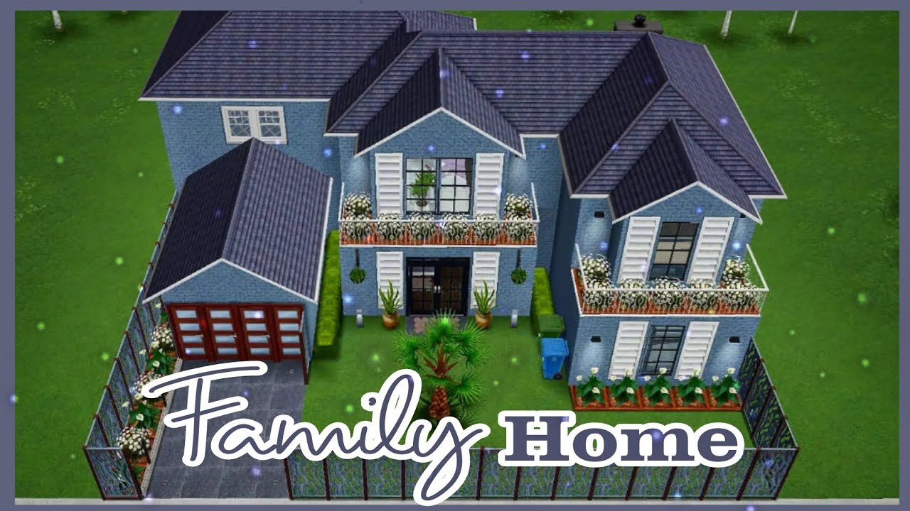 🌻 3 Bedroom Family Home 🫐 | House Tour | The Sims Freeplay House Design