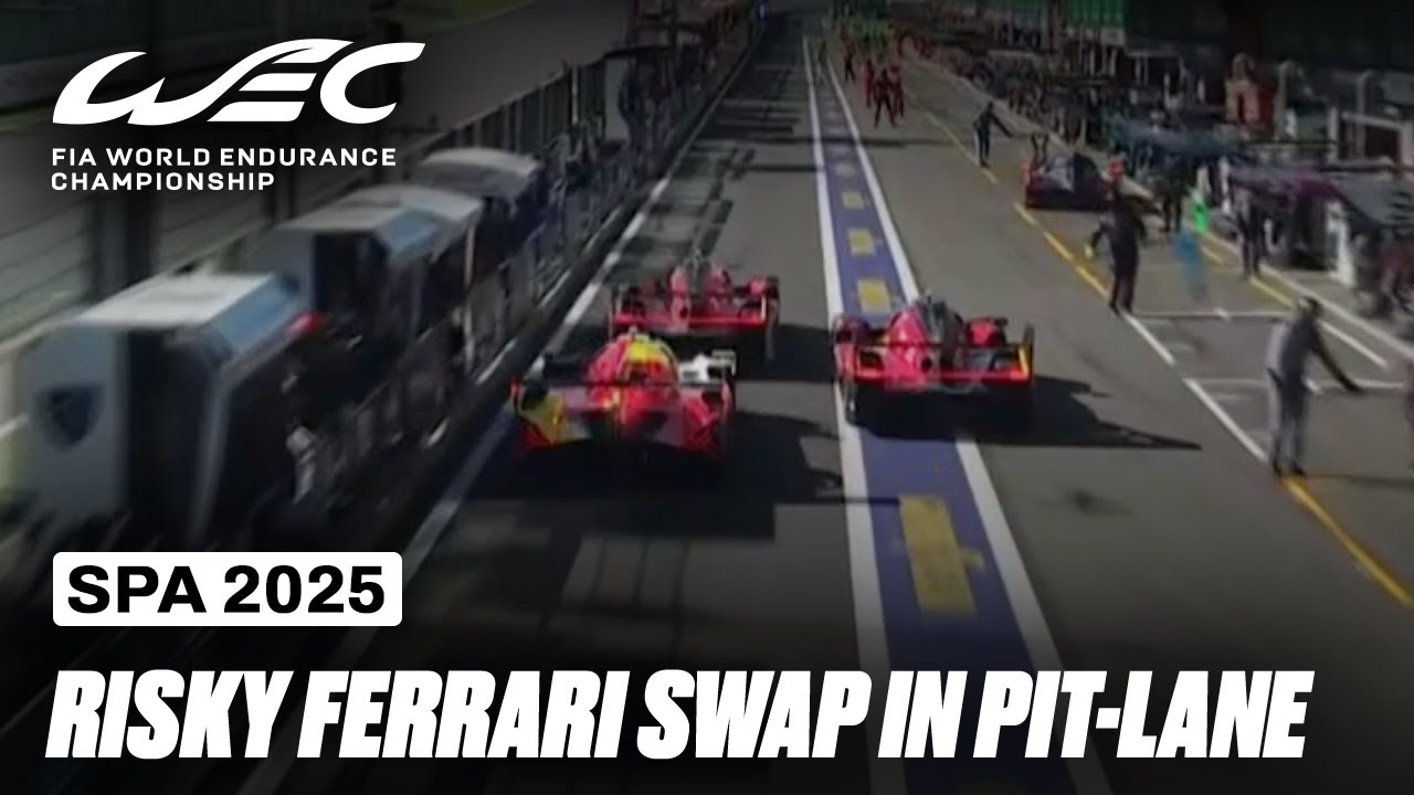 Risky Ferrari Swap In Pit-Lane | TotalEnergies 6 Hours of Spa | FIA WEC