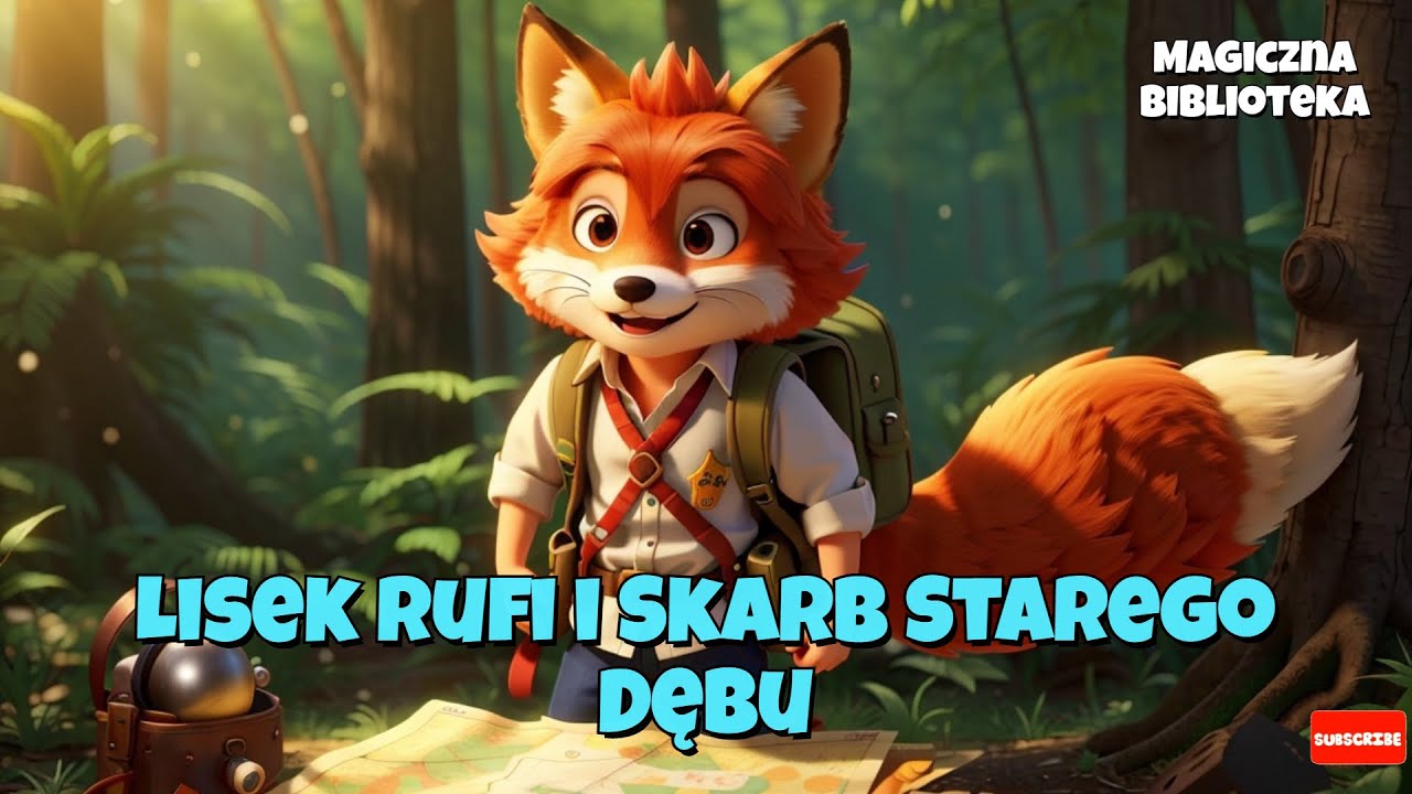 🦊Lisek Rufi i Skarb Starego Dębu 🦊- Bajka  Słuchowisko dla dzieci.