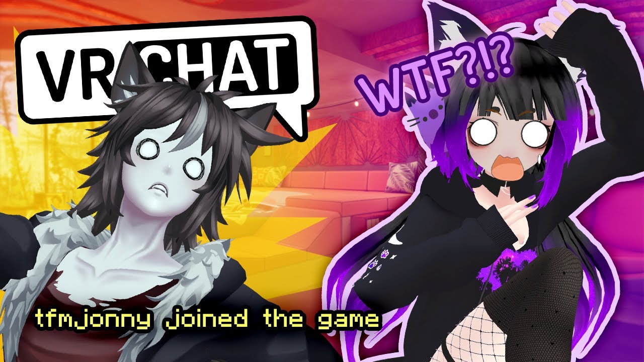 He Came To Say Hi 😨 -VRChat Funny moment's