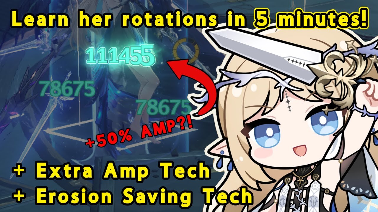 EASY Cartethyia Rotation Guide (NO QUICKSWAP)【Wuthering Waves】