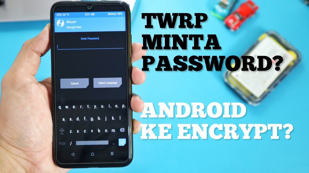 [Buat yang Belum Tau] Mengatasi TWRP Minta Password / HP Android Terkena Encrypt